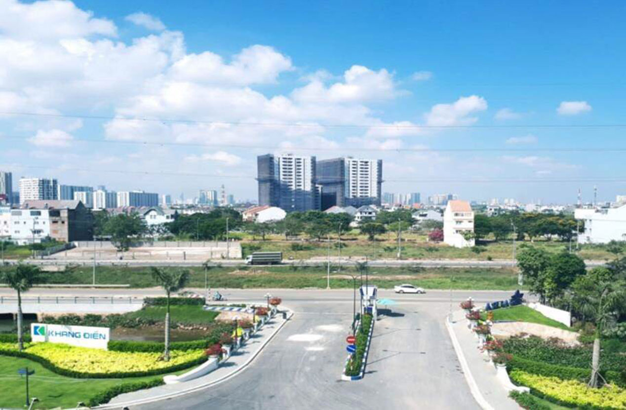 View trước cổng Safira quận 9