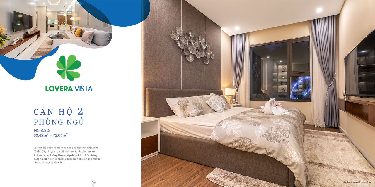 Căn hộ mẫu Lovera Vista 2PN